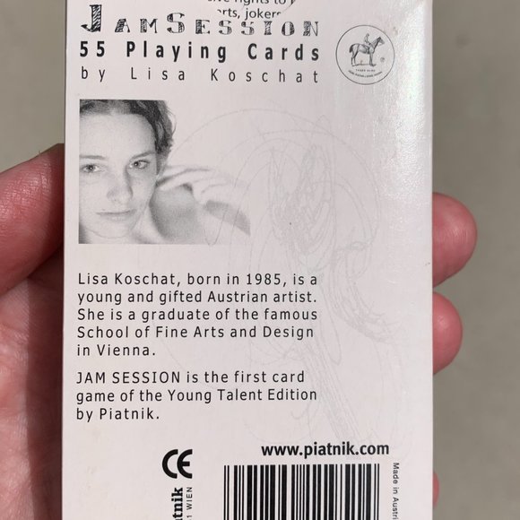 Jam Session Poker Playing Cards by Lisa Koschat Piatnik Collectors Cards - Picture 3 of 8